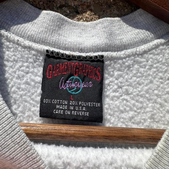 Vintage 90s Detroit Lions Garfield Graphic Sweatshirt Size Medium - Picture 7 of 7